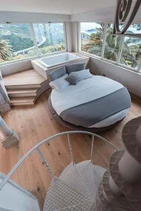 Romantic Süit, 1 En Büyük (King) Boy Yatak, Sıcak Su Havuzu, Deniz Manzaralı