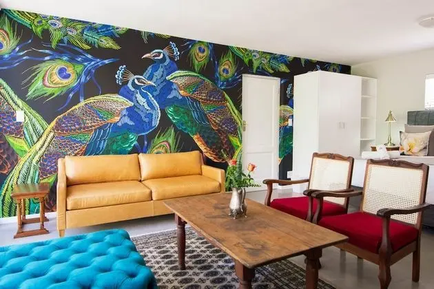 Premium Tek Büyük Yataklı Oda, Balkon, Bahçe Manzaralı
