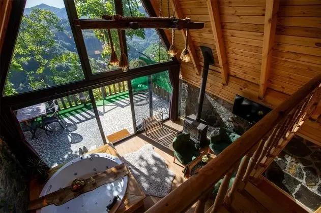 Asma Katlı Bungalow, Doğa Manzaralı, Jakuzili
