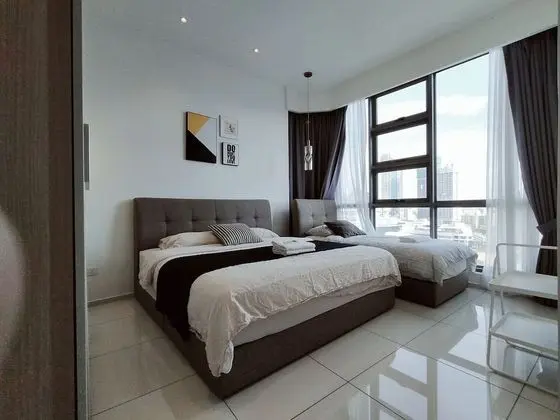Luxury Apart Daire, 2 Yatak Odası, Danışma, Şehir Manzaralı