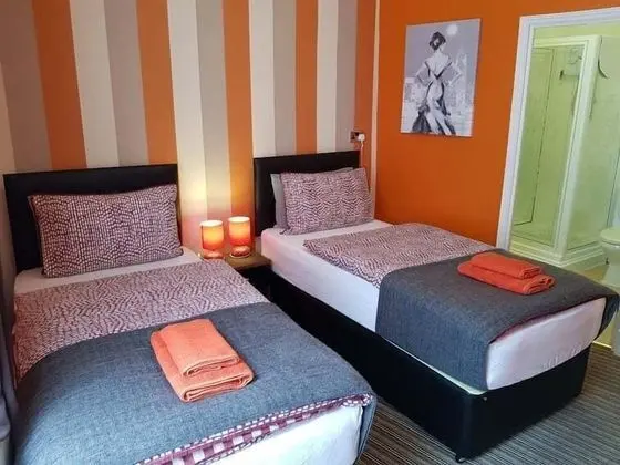 Deluxe İki Ayrı Yataklı Oda, Banyolu/Duşlu (Orange Room)