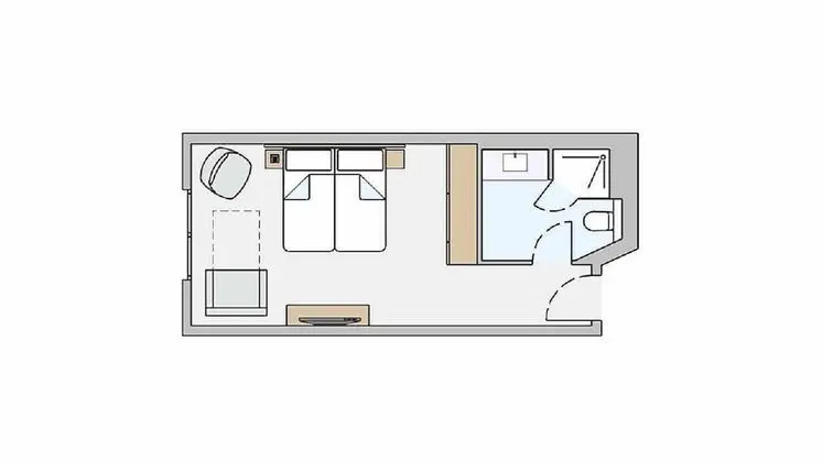 Standard Tek Büyük Yataklı Oda, Zemin Kat