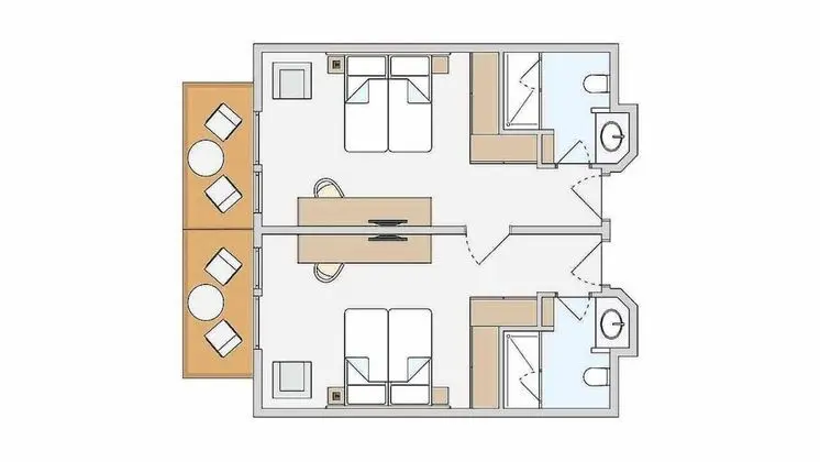 Family Oda, Bağlantılı Odalar