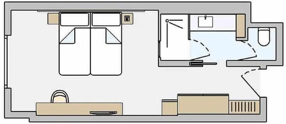 Economy Tek Büyük Yataklı Oda (Sea Side - DZX3)