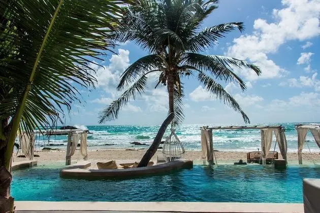 Luxe beach front