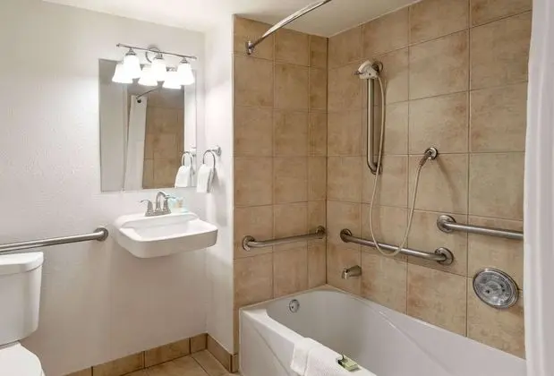 Apart Daire, 1 En Büyük (King) Boy Yatak, Engellilere Uygun (Mobility/Hearing, Tub w/Grab bars)