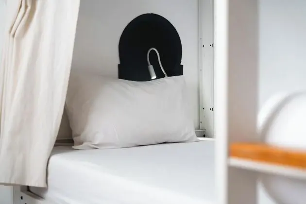 Bed in shared 4 female dorm with private bathroom