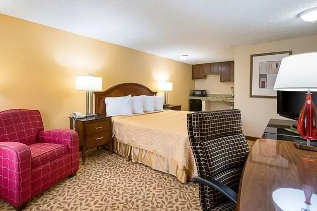 One King Bed NonSmoking with Refrigerator and Microwave