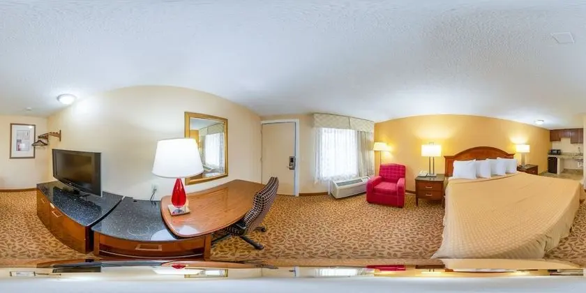One King Bed NonSmoking with Refrigerator and Microwave