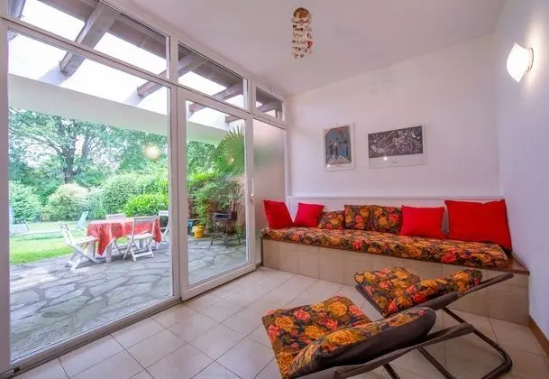 Family Apart Daire, Birden Çok Yatak, 2 Banyolu, Bahçeli (Rododendro Rosso)