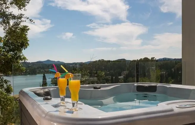 Panoramic Bungalov, Sıcak Su Küveti, Koy Manzaralı