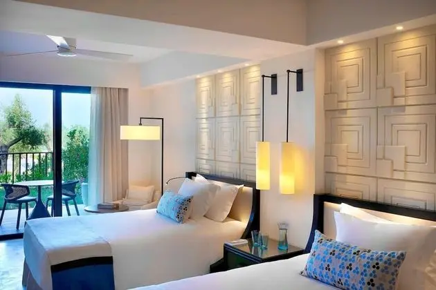 Deluxe Oda, 2 Tek Kişilik Yatak, Balkon, Bahçe Manzaralı