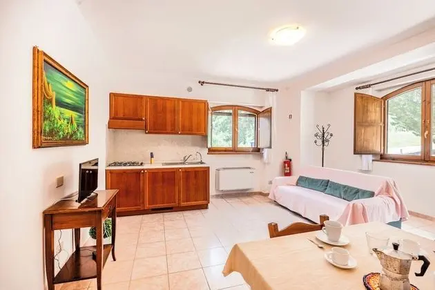 Family Apart Daire, 1 Çift Kişilik Yatak ve Çekyat, Bahçeli (Romantic Apartment In Agrutrismo)