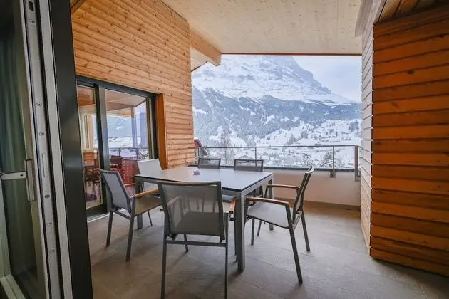 Superior Süit, 2 Yatak Odası, Balkon, Dağ Manzaralı (Eiger)