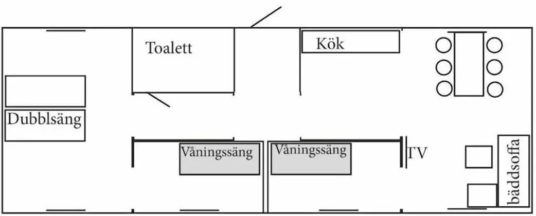 Comfort Kulübe, 2 Yatak Odası