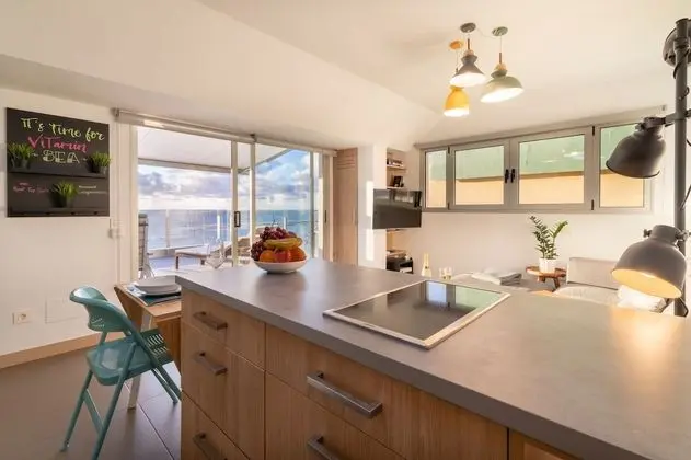 Apart Daire, 2 Yatak Odası, Teras, Plaj Manzaralı