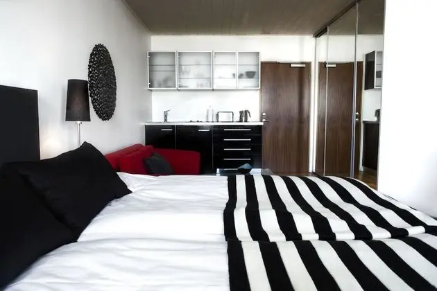 Studio with private external bathroom