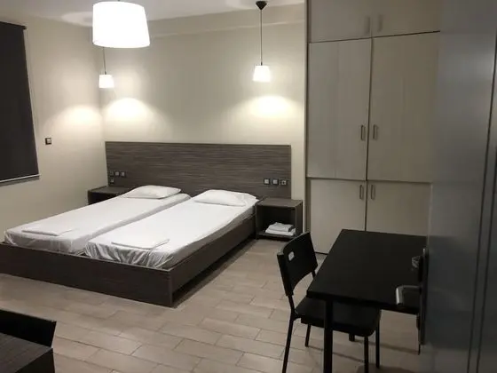Family Stüdyo, 2 Tek Kişilik Yatak, Küçük Mutfak