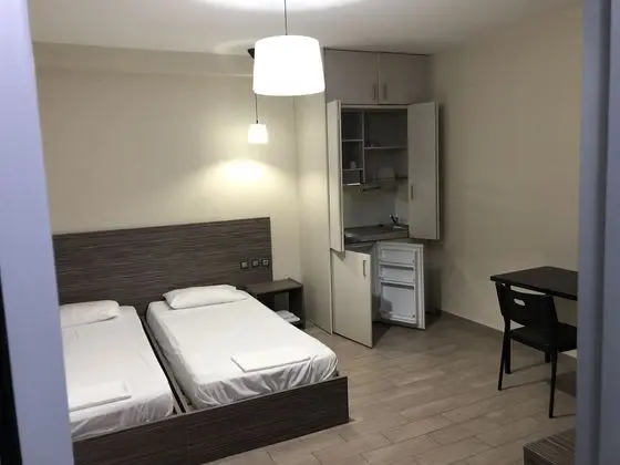 Family Stüdyo, 2 Tek Kişilik Yatak, Küçük Mutfak