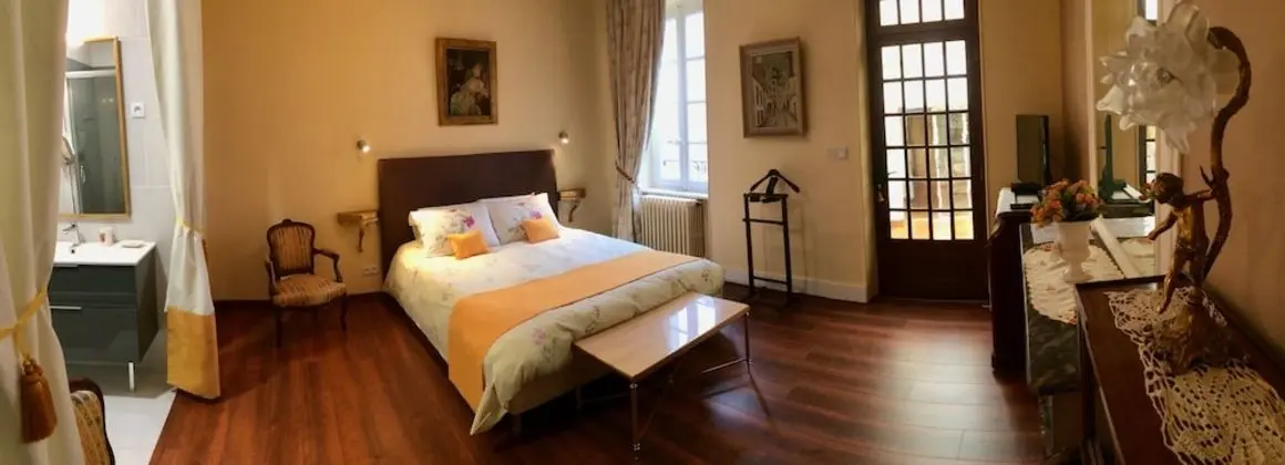 Comfort Çatı Katı (Loft), 1 Yatak Odası, Bağlantılı Odalar, Bahçe Manzaralı (Jaune)