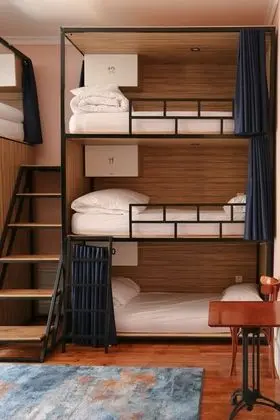 Bed in a 12-person mixed dormitory