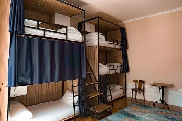 Bed in a 12-person mixed dormitory