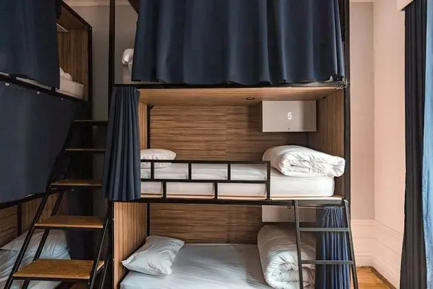 Bed in an 8-person mixed dormitory