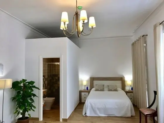 Studio With Queen Bed and Balconies