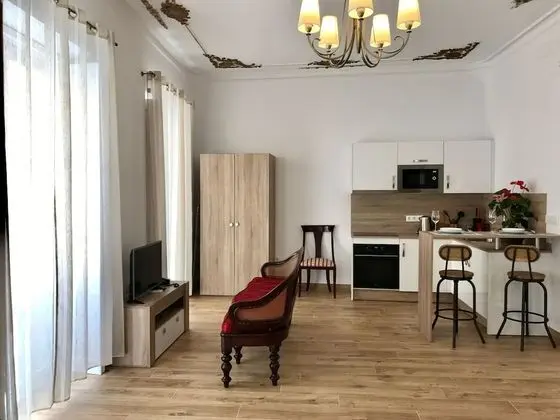 Studio With Queen Bed and Balconies