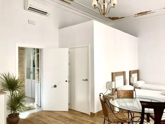 Studio with Twin Beds and Balconies