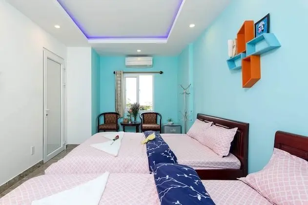 Economy Tek Büyük Yataklı Oda, 2 Büyük (Queen) Boy Yatak, Balkon, Bahçeli