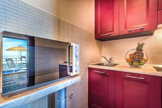 Deluxe Apart Daire, 1 Yatak Odası, 2 Banyolu, Deniz Manzaralı