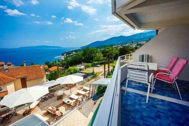 Deluxe Apart Daire, 1 Yatak Odası, 2 Banyolu, Deniz Manzaralı