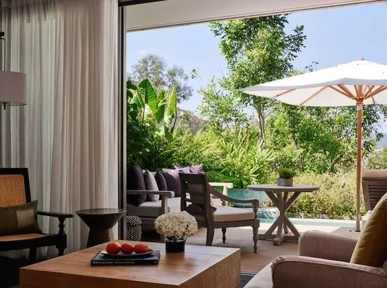 Oda, 2 Tek Kişilik Yatak, Kısmi Deniz Manzarası (Pool Pavillion)