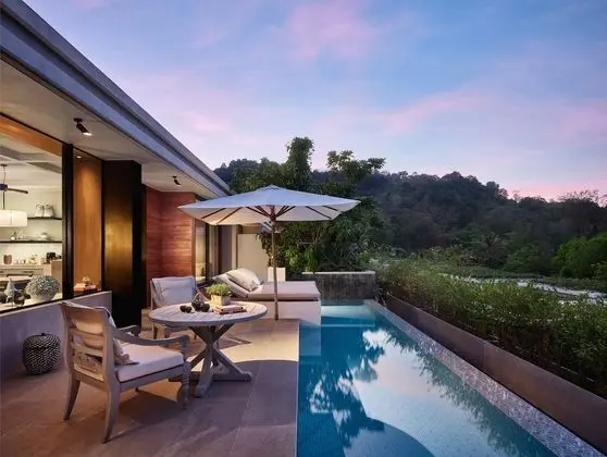 Oda, 2 Yatak Odası, Kısmi Deniz Manzarası (Pool Pavillion)