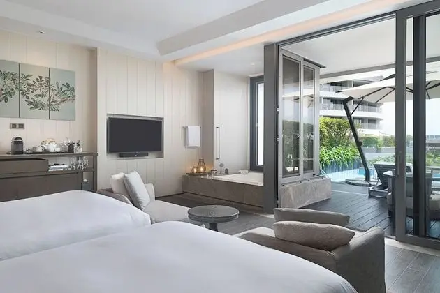 Oda, 2 Tek Kişilik Yatak, Okyanus Manzaralı (Pool)