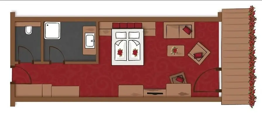 Comfort Tek Büyük Yataklı Oda, Balkon