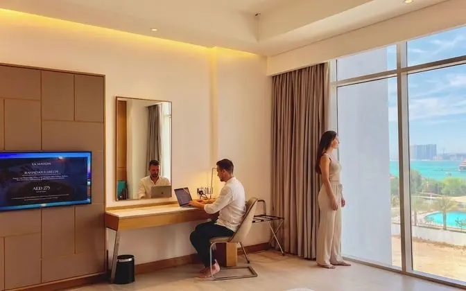 Deluxe Double Room with Balcony and Hotel Private Beach Access