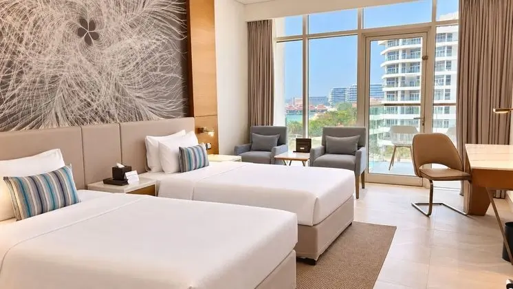 Deluxe Double Room with Balcony and Hotel Private Beach Access