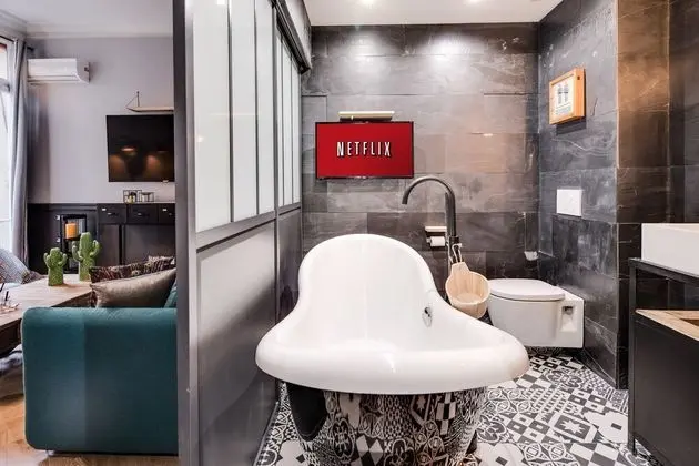 Deluxe Apart Daire, Banyolu/Duşlu, Avlu Manzaralı