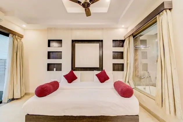 Deluxe Tek Büyük Yataklı Oda, 1 Çift Kişilik Yatak, Bahçe Manzaralı