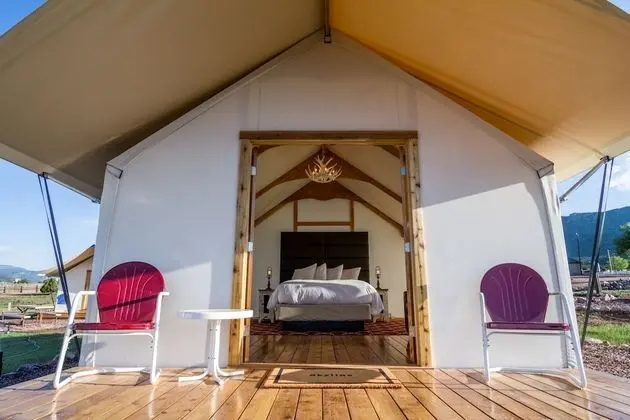 Comfort Çadır, 1 Büyük (Queen) Boy Yatak, Veranda, Dağ Manzaralı