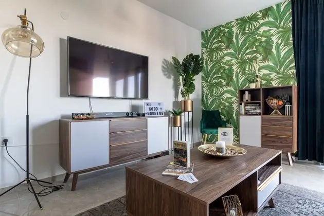 Deluxe Apart Daire, 2 Yatak Odası, Sigara İçilmez