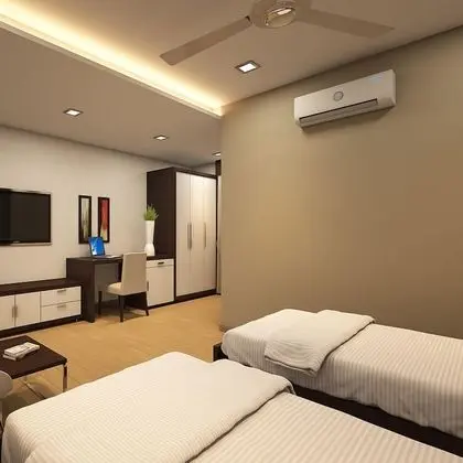 Premier Tek Büyük veya İki Ayrı Yataklı Oda, 1 Yatak Odası, Sigara İçilebilir, Şehir Manzaralı