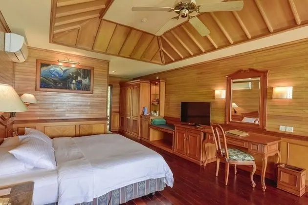 Deluxe Oda, Birden Çok Yatak, Plaj Manzaralı (Beach Villa)