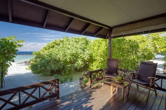 Deluxe Oda, Birden Çok Yatak, Plaj Manzaralı (Beach Villa)