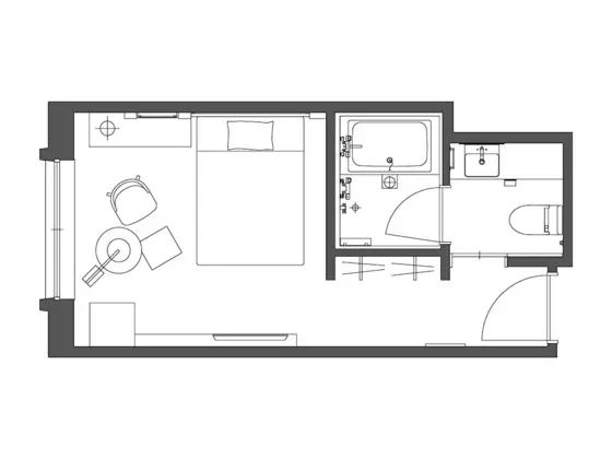 Comfort Tek Büyük Yataklı Oda (21.2 sqm)