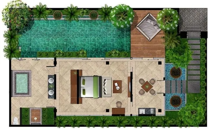 One Bedroom Villa with Private Pool - Cempaka