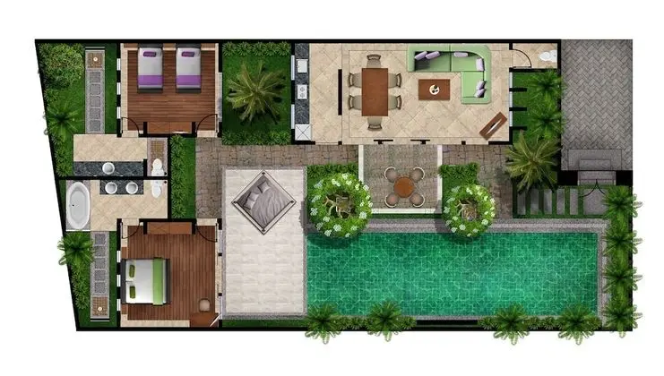 Two Bedroom Pool Villa - Melati