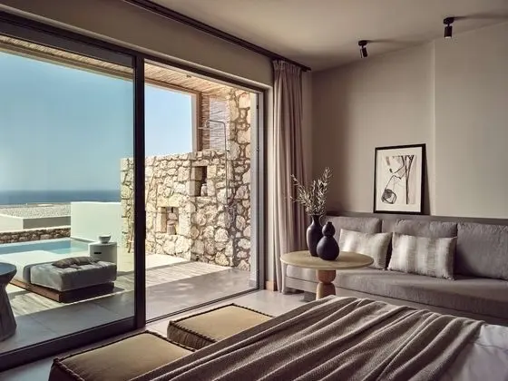Deluxe Oda, Kişiye Özel Havuzlu, Deniz Manzaralı